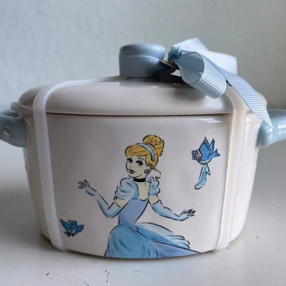 Rae Dunn Disney Cinderella MINI Dutch Oven Pot Casserole Baking Dish Bowl & Lid